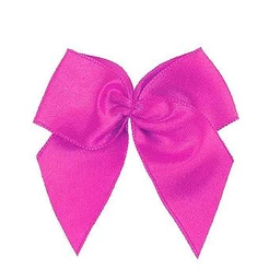 Lacinho Rosa Chiclete Tipo Gordinho - Pct c/ 50 peças - Laços Marcela - Rizzo
