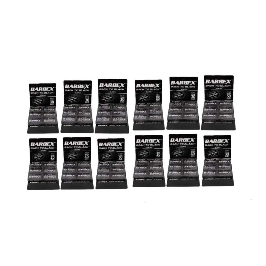 kit12 cartela  de Barbex Black com 30lamina