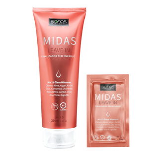 Leave In Finalizador Sem Enxague Midas Biofios Profissional 250ml Protetor Térmico em Oferta na Shopee