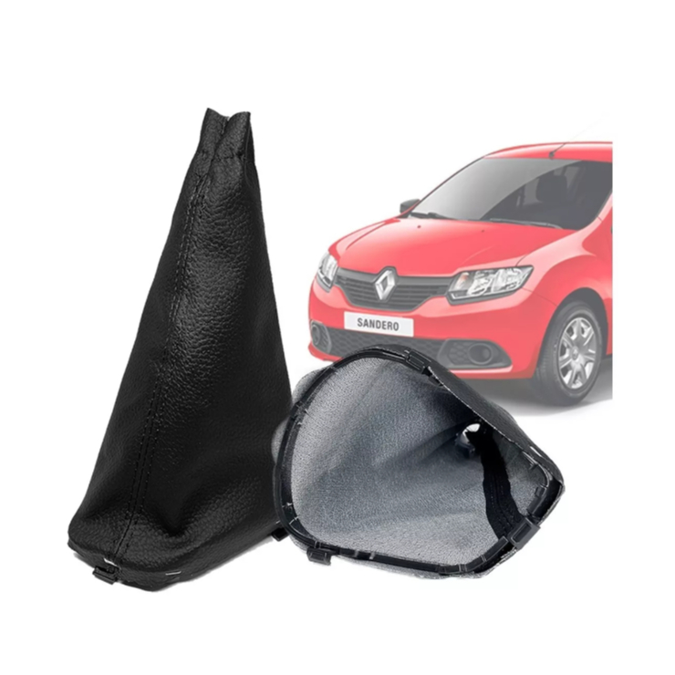 Coifa Capa Câmbio Marcha Renault Logan Sandero 2015/2020 C/base