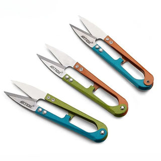 Kit 3 Tesouras de arremate para costura utilizada em oficinas de costura confecções Aktion em Oferta na Shopee