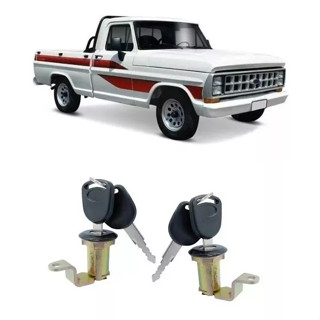 Par Miolo Cilindro Porta F1000 F4000 Ate 1992 Com Chave em Oferta na Shopee