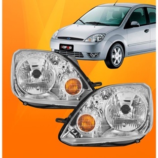 Farol dianteiro Ford Fiesta 2003 2004 2005 2006 2007 Hatch Sedan