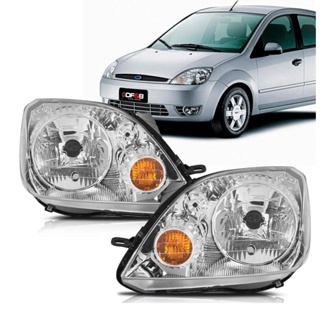 Farol dianteiro Ford Fiesta 2003 2004 2005 2006 2007 Hatch Sedan