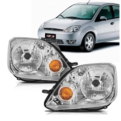 Farol dianteiro Ford Fiesta 2003 2004 2005 2006 2007 Hatch Sedan