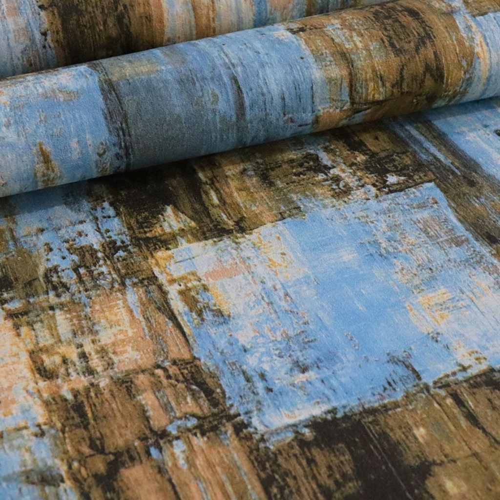 Pastilha Azul Rolo 10 Metros Papel De Parede Vinilico Para Quarto Sala Para Cozinha Lavabo Hall Ambientes