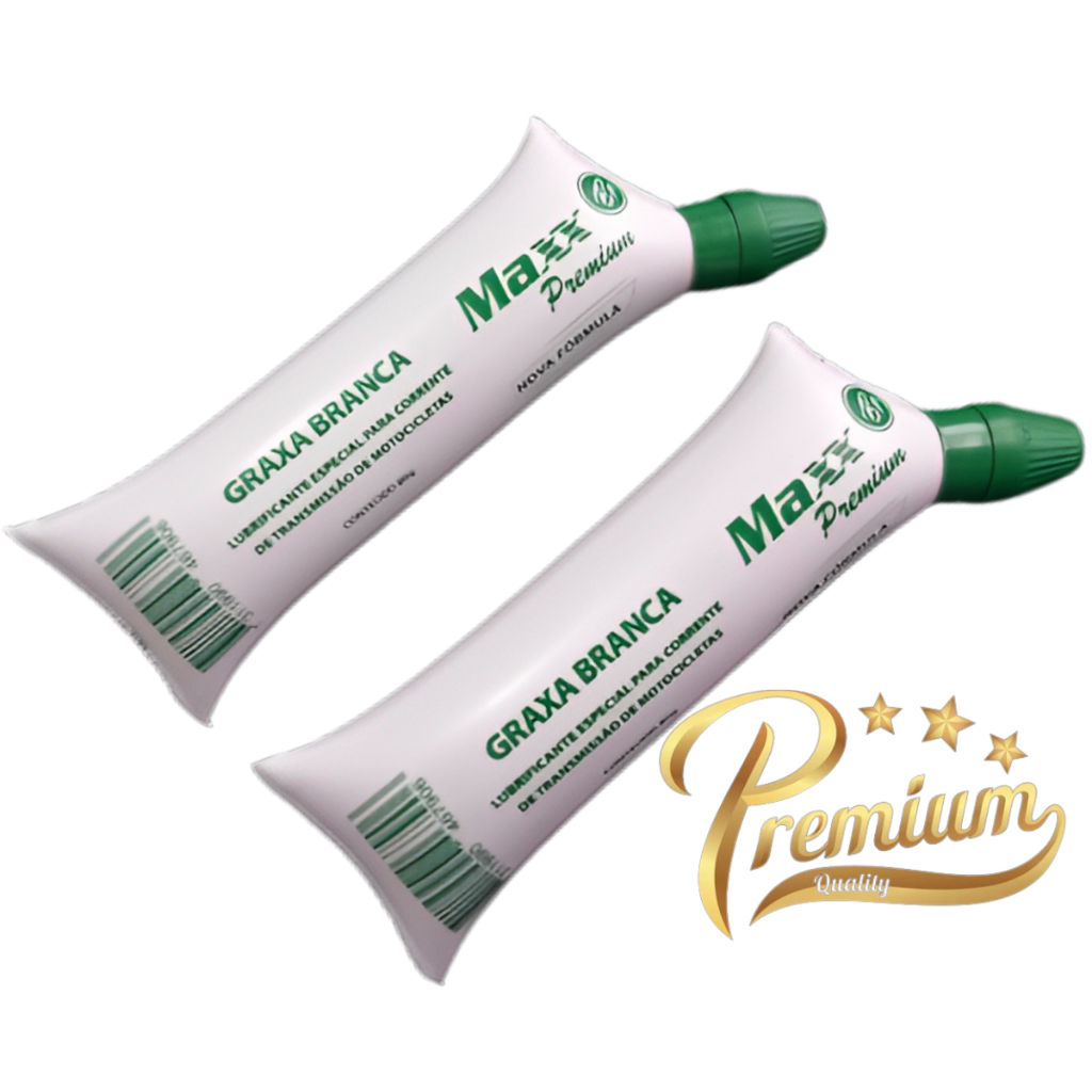 Graxa Branca P/ Portão Aut. Corrente Bike Moto 80g Bisnaga