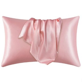 Fronhas Cetim 70x50 cm Zíper Anti Frizz Luxo - Par 2un para Cabelos Cacheados, Lisos, Wave...