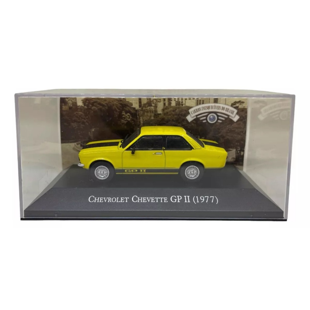 MINIATURA - ESCALA 1:43 - VEÍCULOS INESQUECÍVEIS DO BRASIL - CHEVETTE GP II