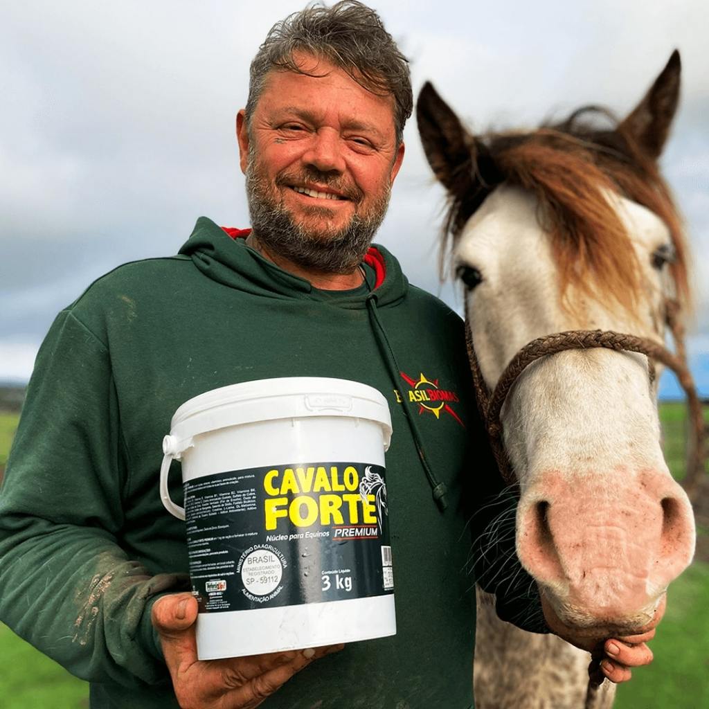 Detalhes do Cavalo Forte Premium 2kg - Suplemento + Massa Muscular Resistência e Força