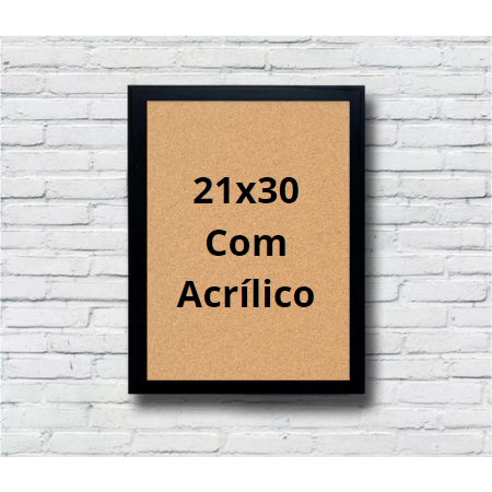 Porta Retrato 21x30 com Acrílico A4 em Oferta na Shopee