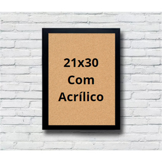 Porta Retrato 21x30 com Acrílico A4 em Oferta na Shopee