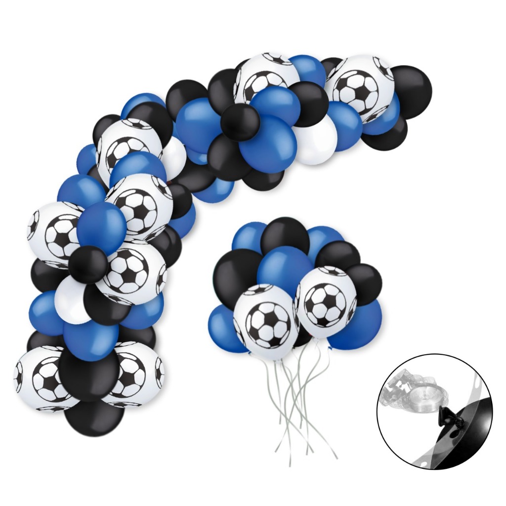 Kit Balão Bexiga Futebol Balão Bexiga Grêmio Bexiga Decoração Time Festa Grêmio - Monta Fácil