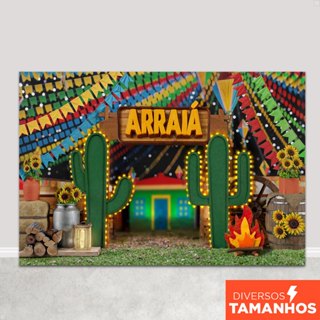 Fundo Fotográfico Festa Junina São João Em Tecido FJN-176 em Oferta na Shopee