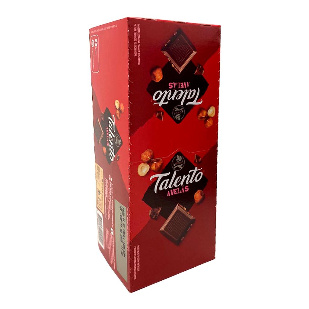 Chocolate Mini Talento Vermelho Avelãs 25g c/15 - Garoto