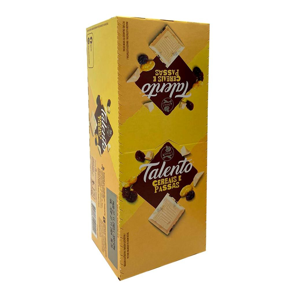 Chocolate Mini Talento Branco Cereais 25g c/15 - Garoto