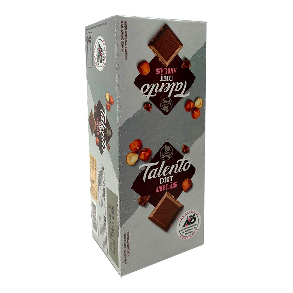 Chocolate Mini Talento Diet Avelã 25g c/15 - Garoto