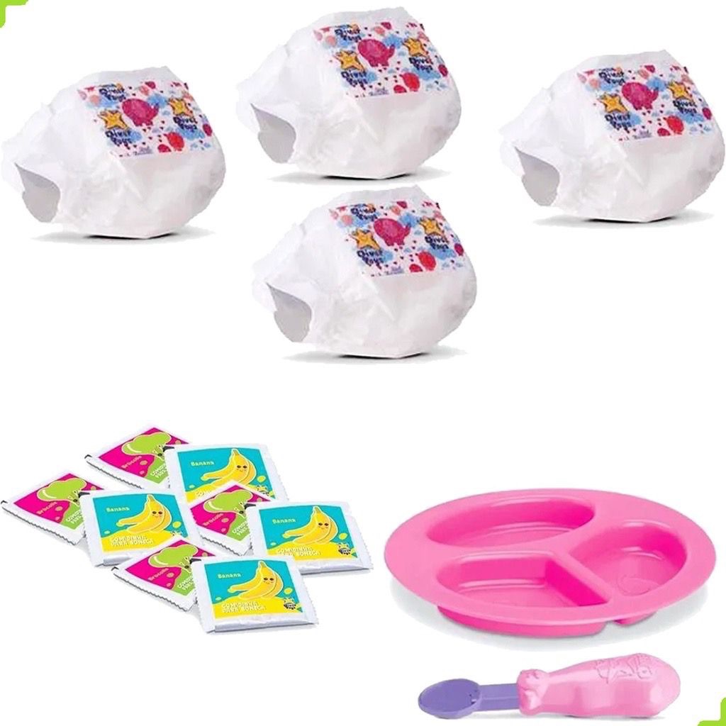 Kit Primeira Papinha My Little Collection - Divertoys em Oferta na Shopee