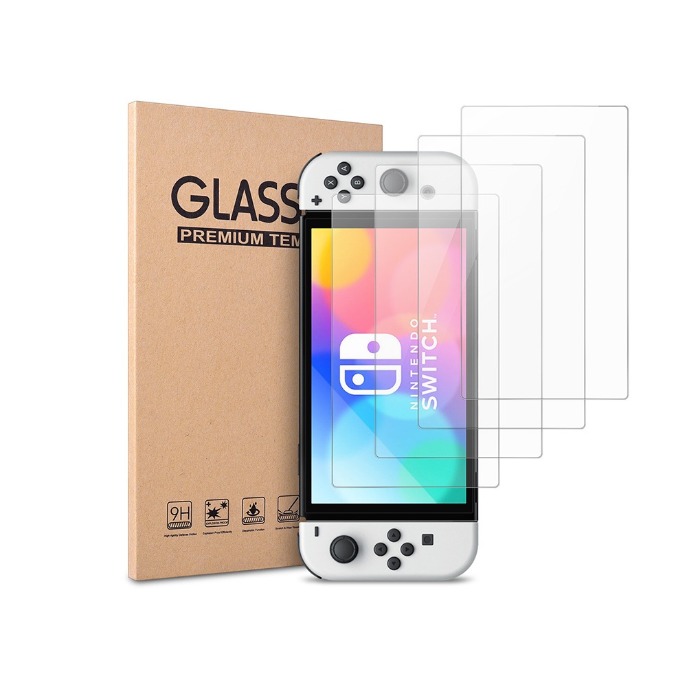 Película de Vidro Nintendo Switch Lite Padrão e Oled Tela Protetora Película