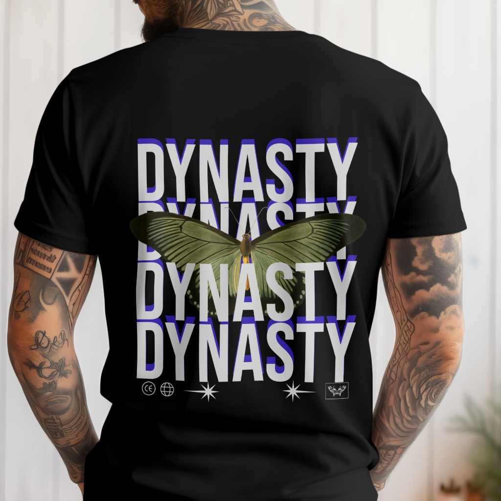 Camiseta Oversized Borboleta Algodão Estampada Camisa Masculina Feminina Preta Streetwear Academia