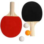 Kit 2 Raquete Tenis De Mesa Ping Pong Lisa 3 Bolinhas Red Star