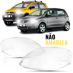 Par/Un Lente Farol Fox Crossfox 2006 2007 2008 2009 2010 Foco Duplo