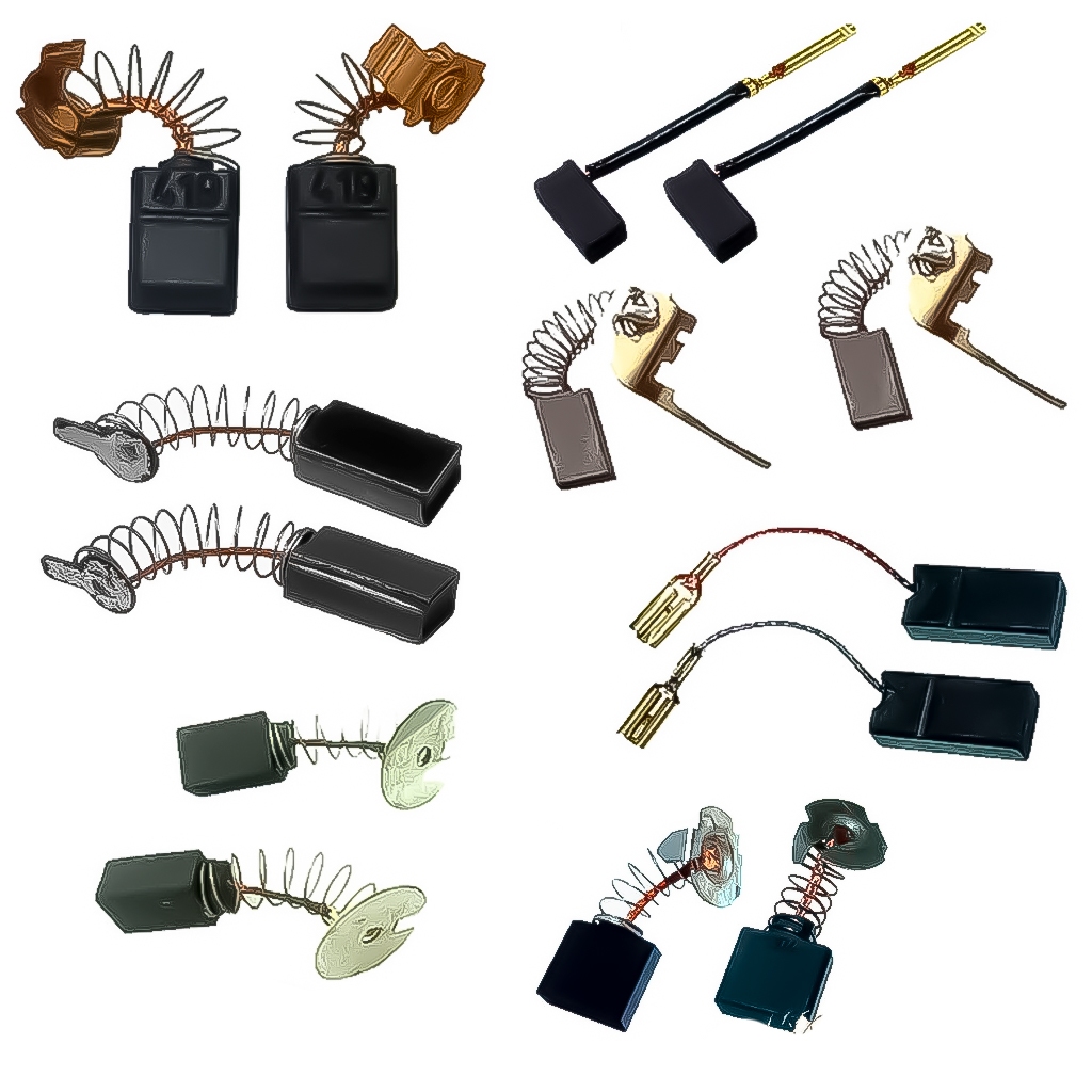 Escova De Carvão Para Todas As Ferramentas Elétricas Vários Modelos Marcas E Muito Mais Profissional - Home & Living