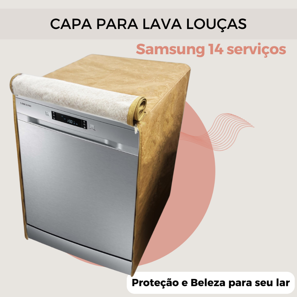 CAPA LAVA LOUÇAS SAMSUNG 14 SERVIÇOS IMPERMEÁVEL FLEX