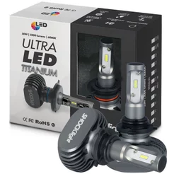 Par Ultra Led Lâmpada ShockLight HB4 Titanium 6000K 12V 50W 10000 Lúmens