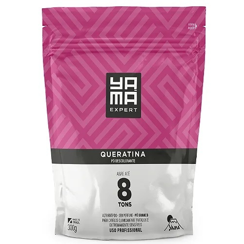 Pó Descolorante Yamá Queratina Refil 300g