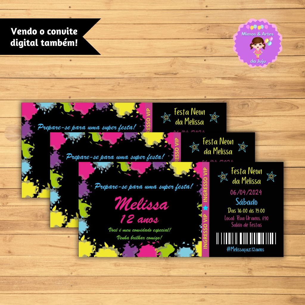 Convite Neon: Guia Completo e Onde Comprar | BuscaProdutos