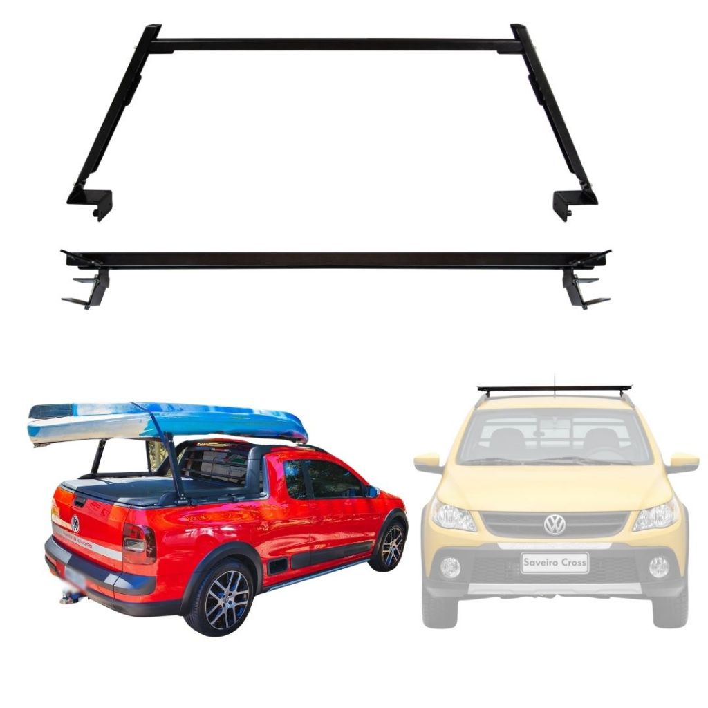 Rack De Caçamba Saveiro Cross+ Rack Teto Saveiro G5 A G8