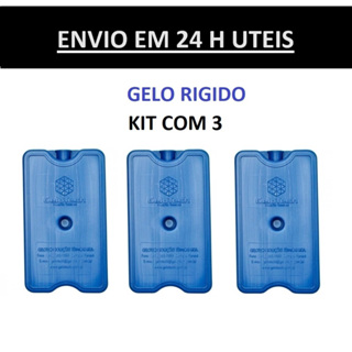 Kit 03 gelotech de 200 ml gelo rigido gel reutilizável em Oferta na Shopee