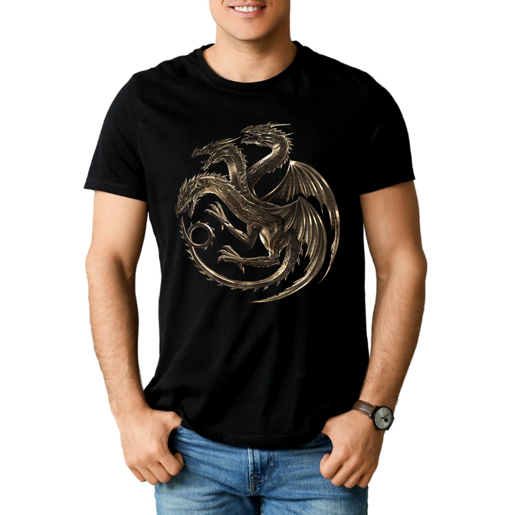 Camiseta-Camisa Game Of Thrones Seriado Blusa unissex 100% Algodão 30.1 T-shirt Envio imediato Diversas Estampas