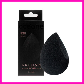 Océane Edition Esponja Para Maquiagem Flat Drop (Ideal Para Base, Corretivo E Pó Compacto)