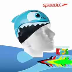Touca de Natação Infantil Tubarão Speedo Shark Cap