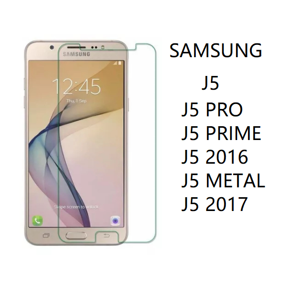 Pelicula de Vidro Temperado Samsung Galaxy J5, J5 PRO, J5 PRIME, J5 2016/J5 METAL, J5 2017
