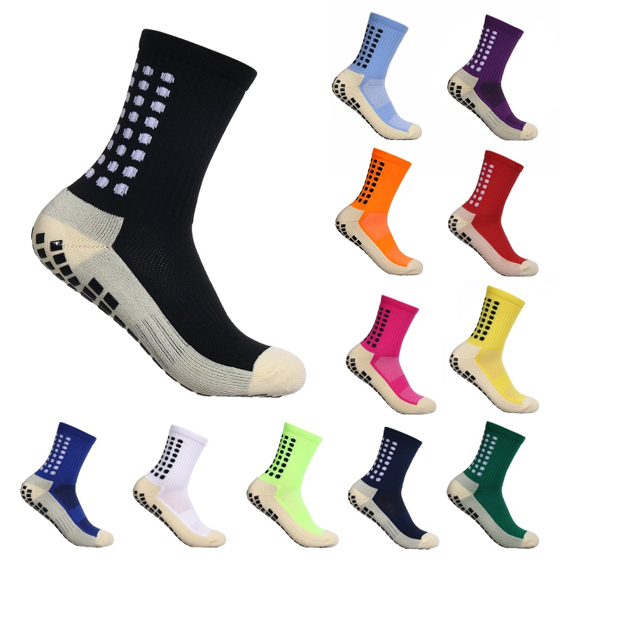 Meias Esportivas Futebol Algodão Antiderrapantes De Alta Qualidade