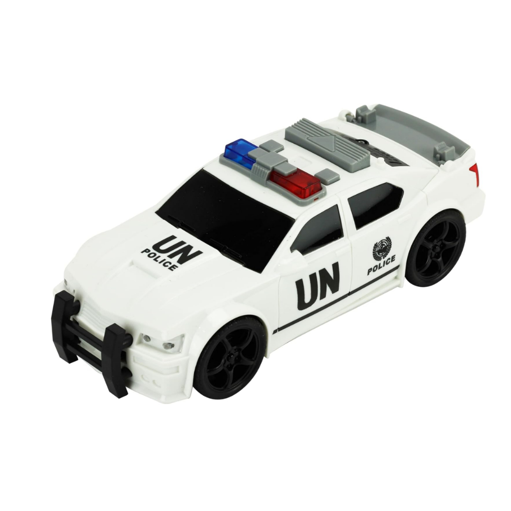 Veiculo Policial com luz e som- Mega City - BBR TOYS