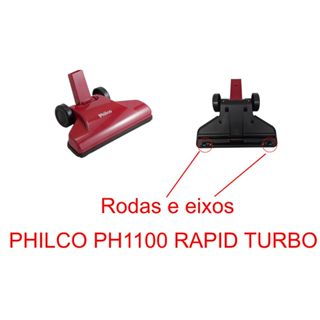 kit de reparo compatível com Aspirador Ph PH1100 RAPID TURBO Rodas Dianteiras + eixos em Oferta na Shopee