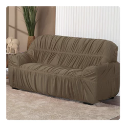 Capa Para Sofa 3 Lugares Tamanho King Grande Elasticada Avulsa