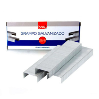 Grampo P/ Grampeador 26/6 Galvanizado C/ 5000 Unidades em Oferta na Shopee