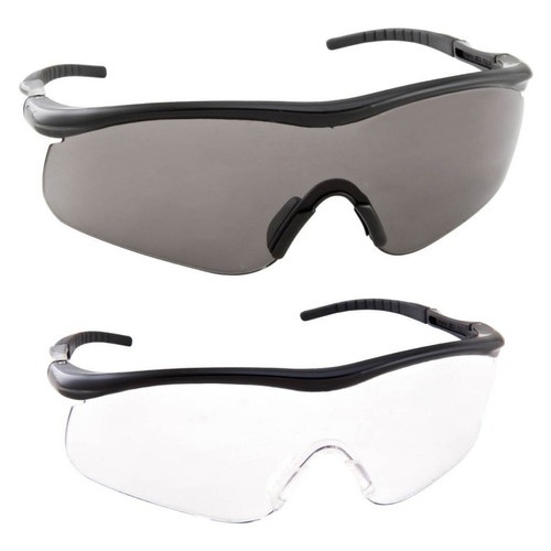 Kir 02 Óculos Segurança Preto Fume Esportivo Ciclismo Airsoft Estilo Nemesis