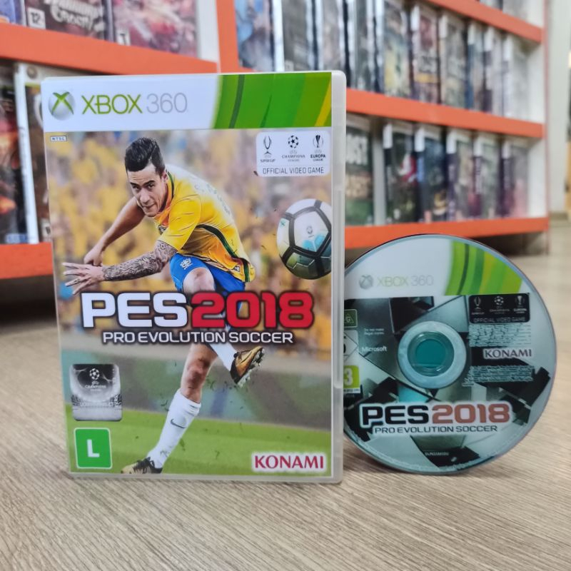 Jogo PES 2018 PRO evolution soccer XBOX 360