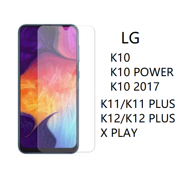 Película De Vidro Temperado Para Celular LG K10, K10 POWER, K10 2017, K11/K11 PLUS, K12/K12 PLUS, X PLAY