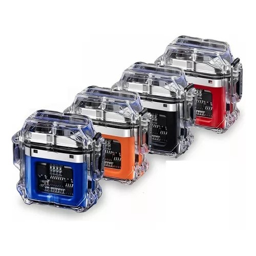 Isqueiro Eletrico De Plasma Carregador Usb Lanterna Potente