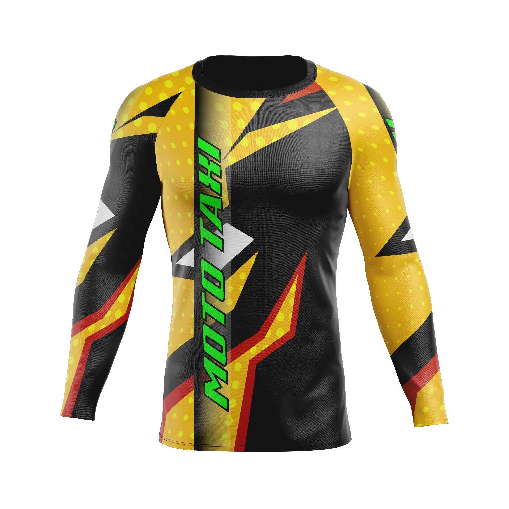 camisa camiseta de moto taxi comproteção uv manga longa