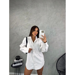 JAQUETA PARKA COURO FAKE jaqueta feminina de couro