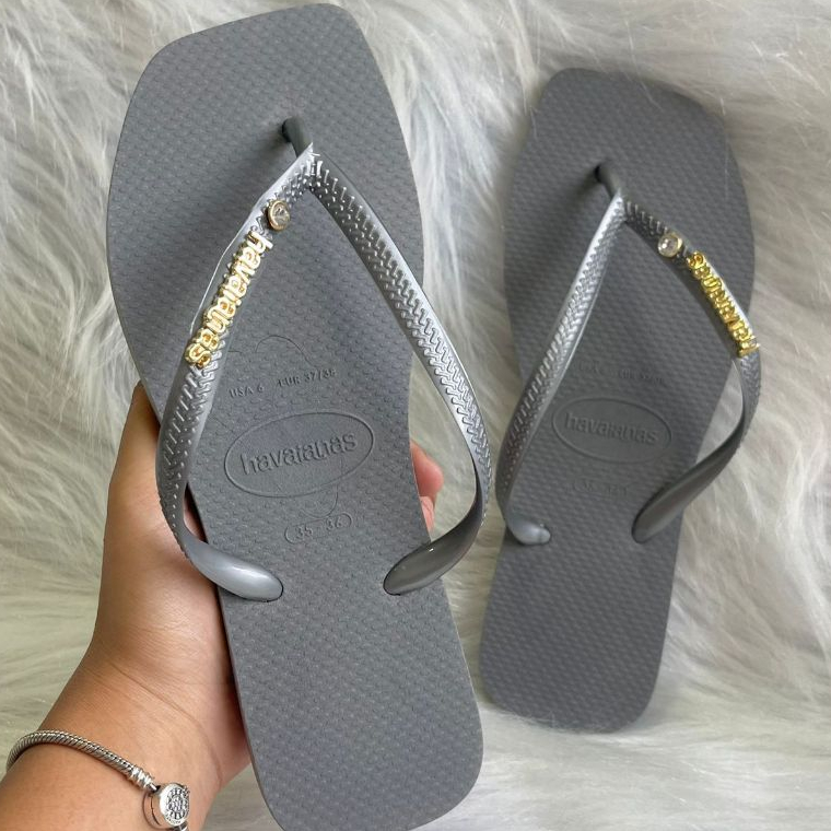 Chinelo Sandália Feminino Bico Quadrado do 33 ao 40 Detalhes Elegantes