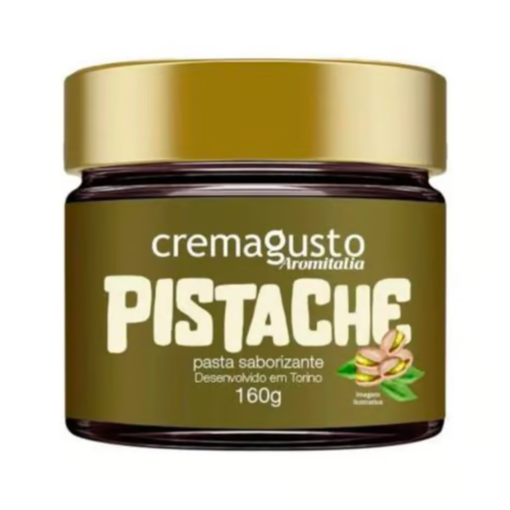 Pasta Saborizante Pistache CremaGusto Aromitalia 160g - ORIGINAL - ENVIO IMEDIATO - NF